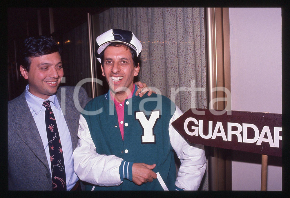 35mm vintage slide* 1990 SANREMO SCIAMPI Mimmo SANTONASTASO Piero CHIAMBRETTI 5