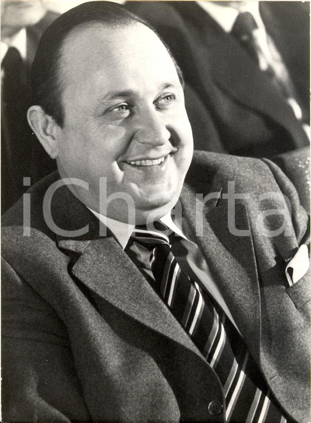 Fotografia d epoca originale 1974 BONN D Hans Dietrich GENSCHER ministro degli Esteri REPUBBLICA FEDERALE 1