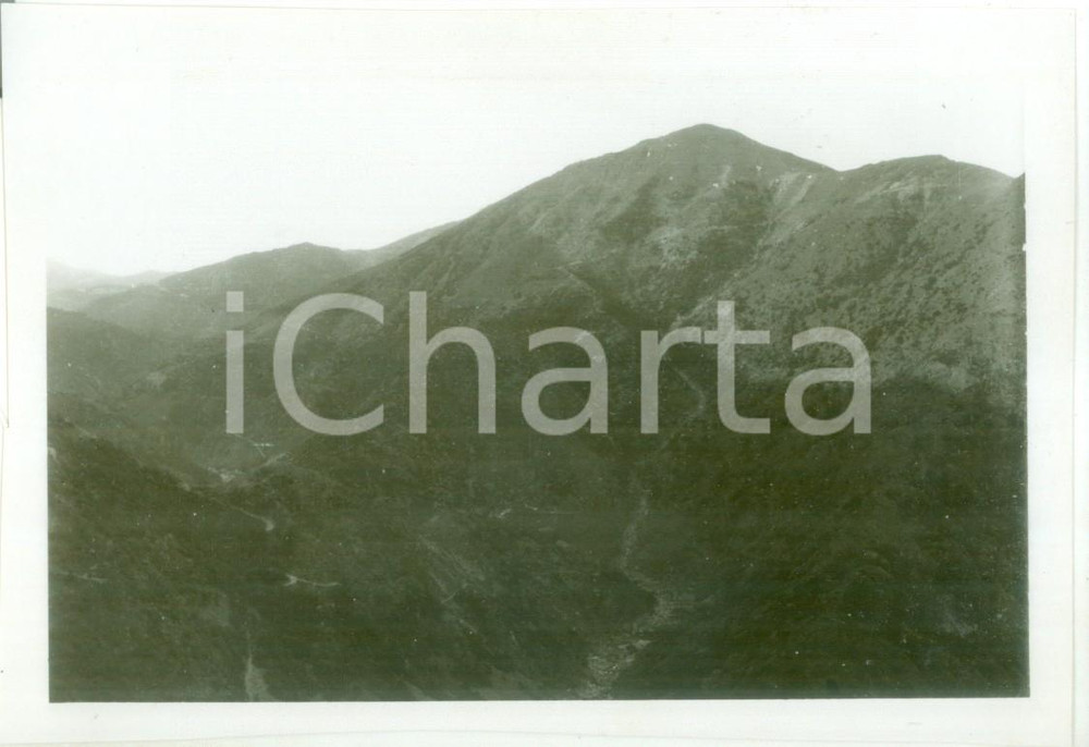 Fotografia d epoca originale 1931 VOLTAGGIO Veduta panoramica della VAL MORSONE  Foto 14 x 9 cm 1
