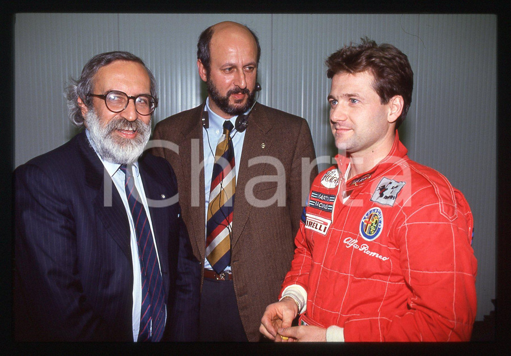 35mm vintage slide* 1992 ITALIA - SUPERTURISMO Nicola LARINI ed Enrico FERRI (3)