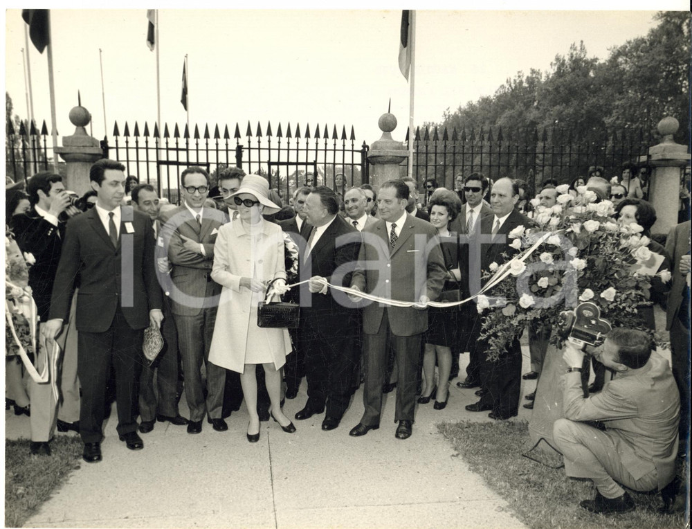 1970 VILLA REALE MONZA Principessa Grace di Monaco inaugura il roseto - Foto