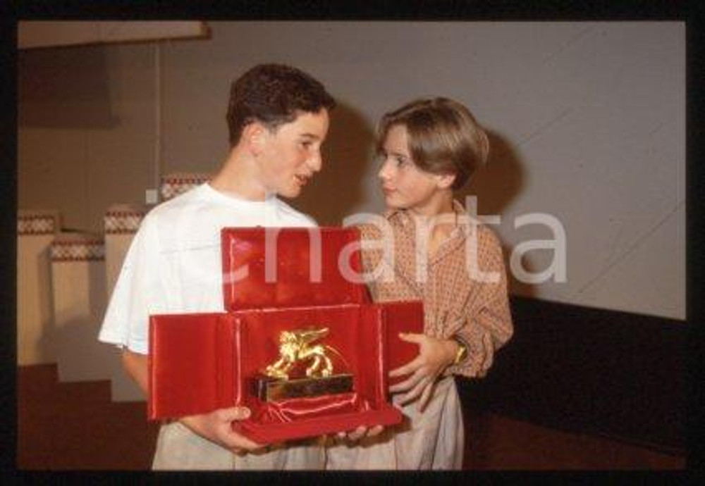Raphael FEJTO Gaspard MANESSE - VENICE Film Festival 1987 *35mm vintage slide 10
