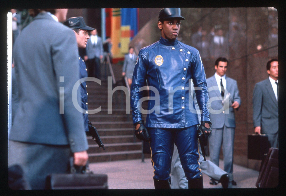 35mm vintage slide*1995 VIRTUOSITY - Denzel WASHINGTON in una scena del film 