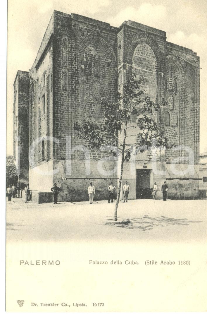 Cartolina originale da collezione 1900 ca PALERMO Palazzo della CUBA Cartolina FP NV 1