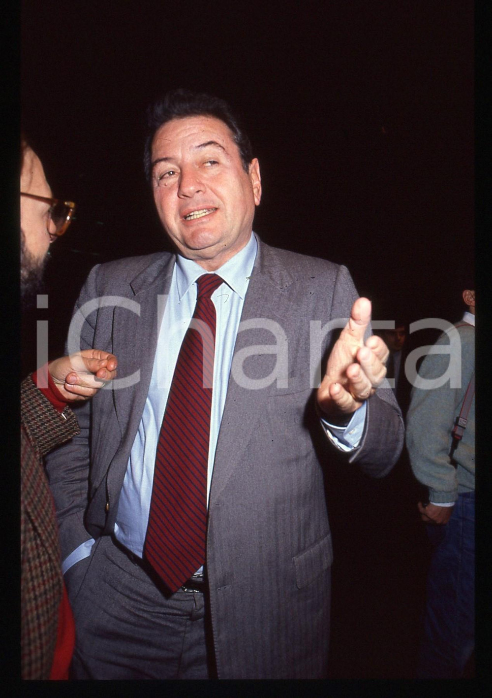 35mm vintage slide* 1991 RIMINI Adalberto MINUCCI Gianni BORGNA PCI (1)