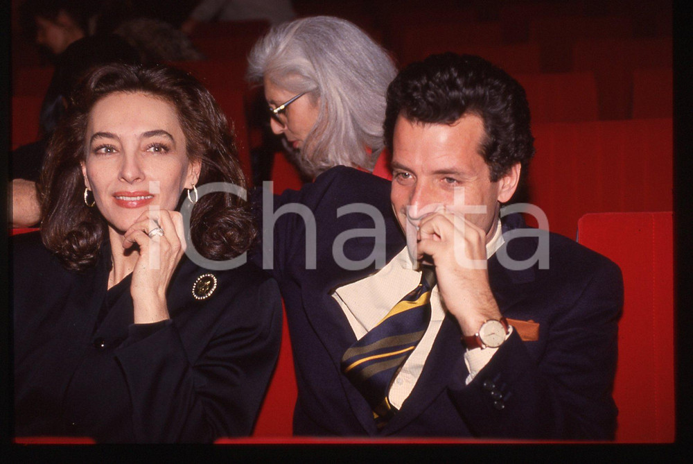 35mm vintage slide* 1990ca ITALIA COSTUME Maria Rosaria OMAGGIO a un evento (1)