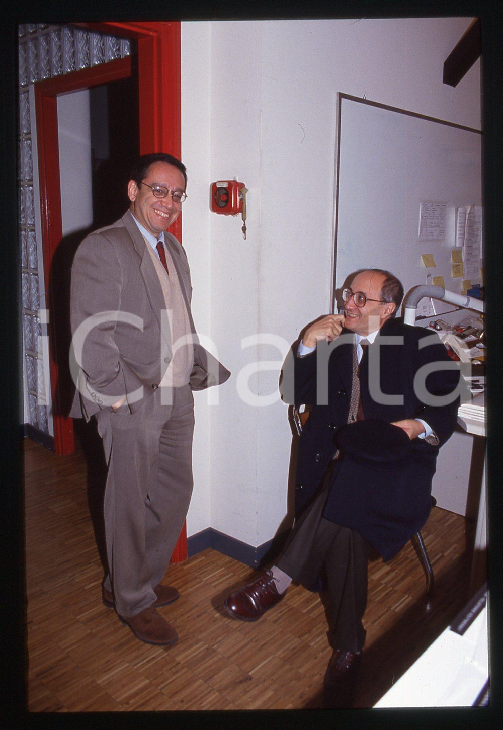 35mm vintage slide* 1992 MILANO Enrico DE MITA Gustavo GHIDINI (3)