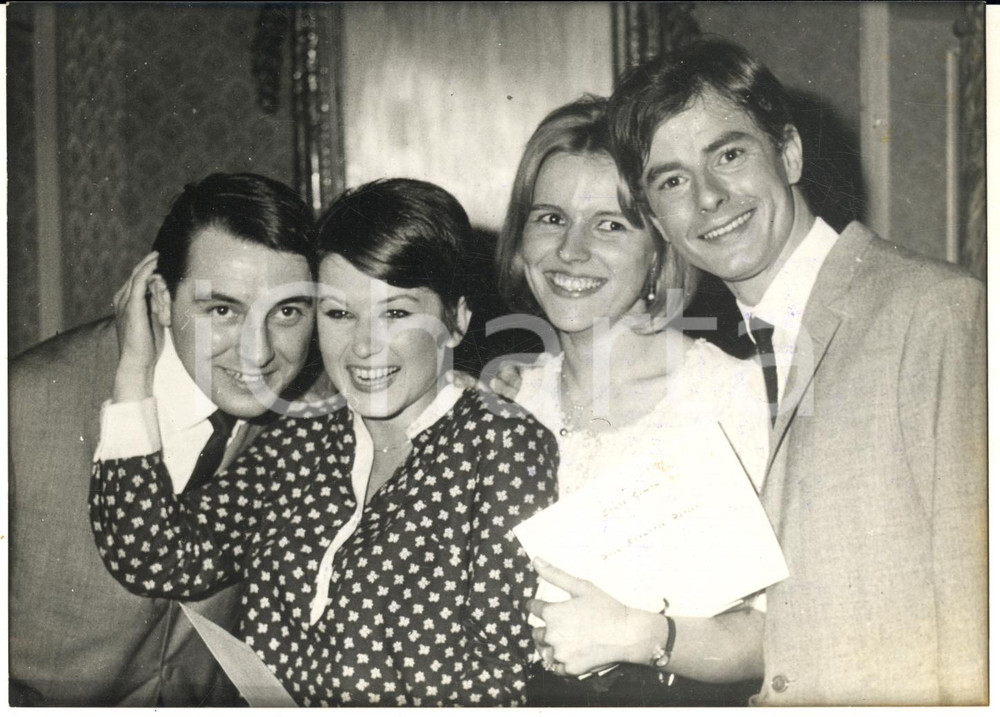 1965 PARIS Théâtre Saint-Georges - Migliori allievi attori dell'anno *Foto 18x13