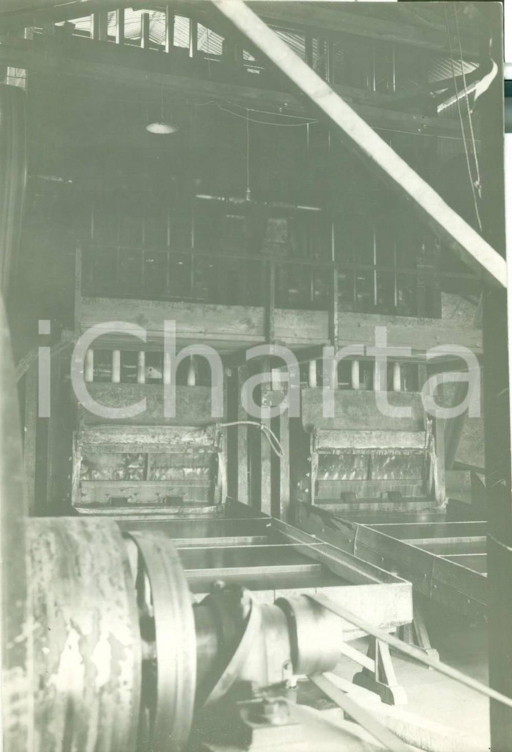 Fotografia d epoca originale 1934 SOMALIA Sala batterie della miniera GARAVAGLIA E MICHELAZZO Fotografia 1