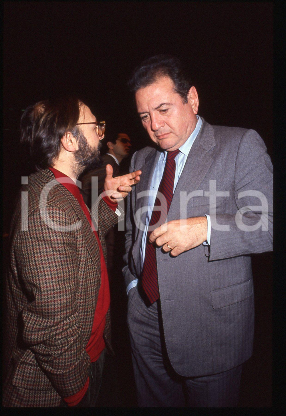 35mm vintage slide* 1991 RIMINI Adalberto MINUCCI Gianni BORGNA PCI (3)