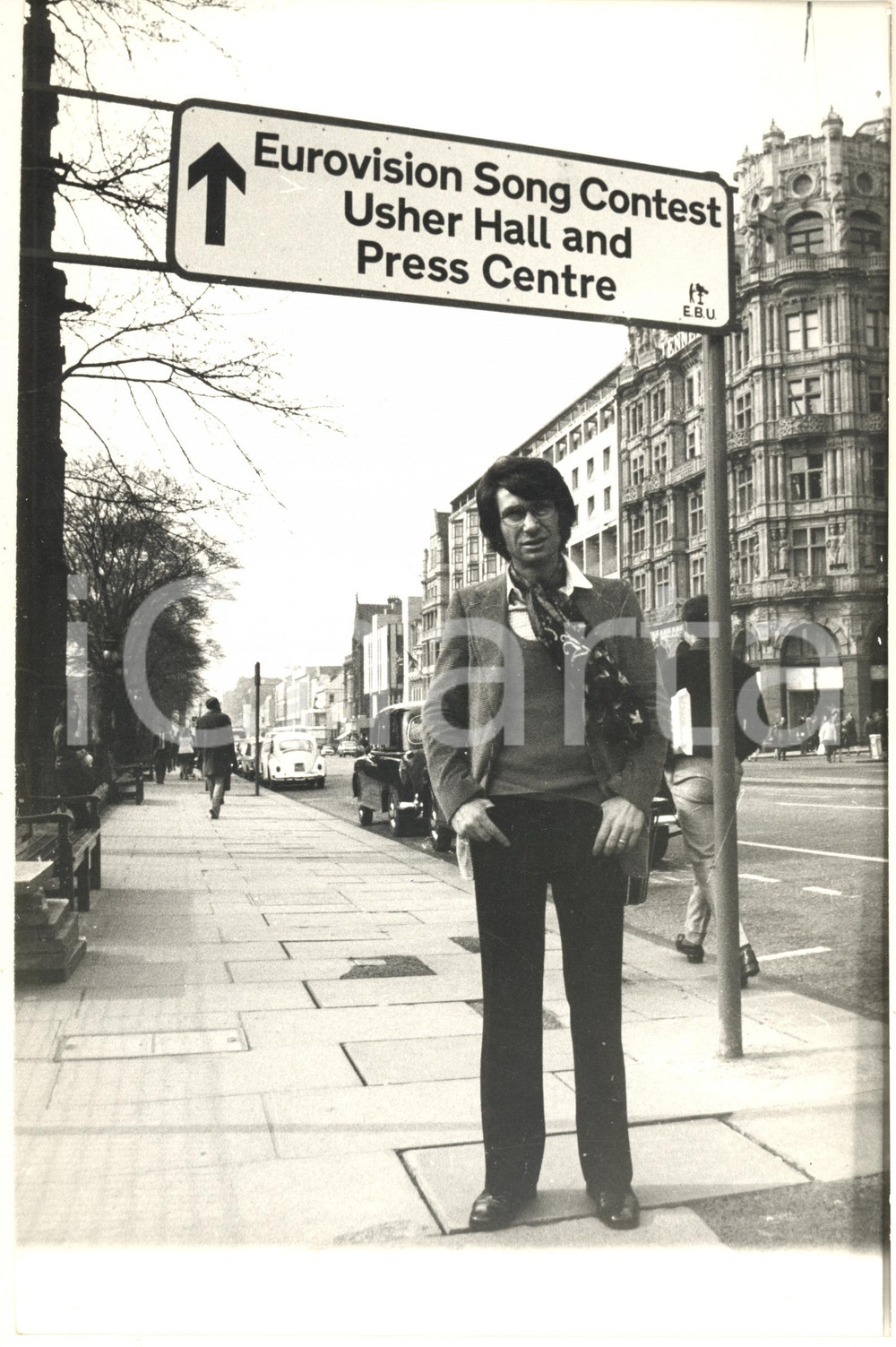 Fotografia d epoca originale 1972 EDINBURGH Eurovision Song Contest  Nicola DI BARI Foto 1 1