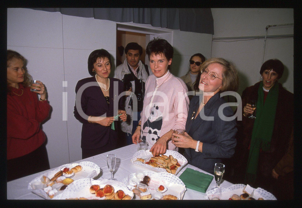 35mm vintage slide* 1988 BERGAMO Terry BROOME Vincenza FIORONI Giulia BORELLI *9