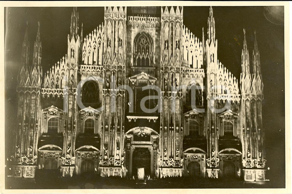 Fotografia d epoca originale 1935 MILANO Rosario della Gloria celebrato P.zza DUOMO 1