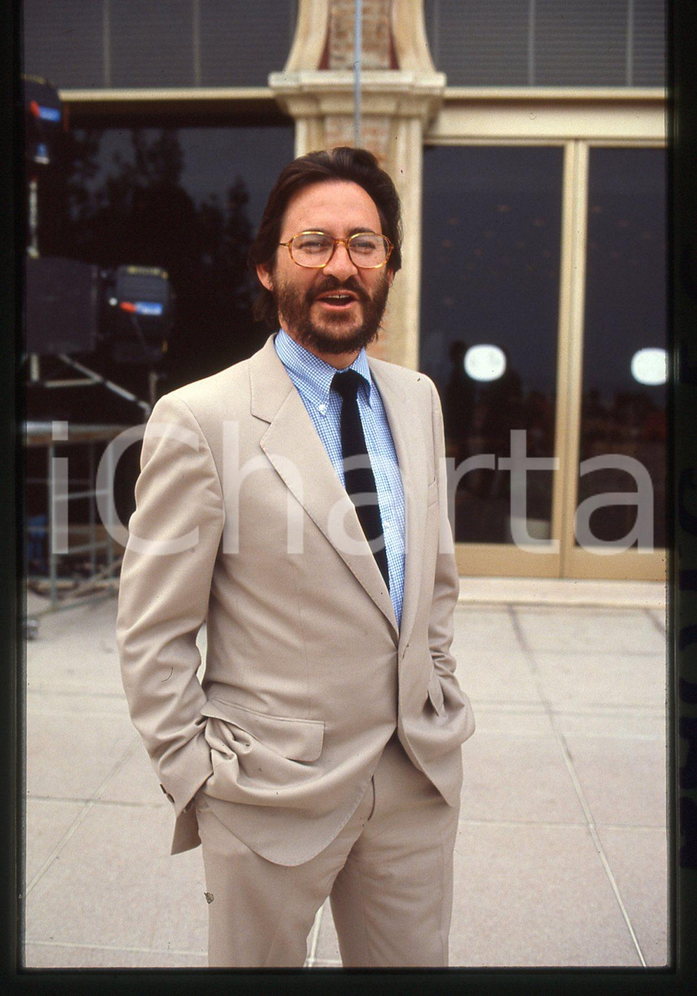 35mm vintage slide* 1980 ca FESTIVAL CANNES - Renzo ROSSELLINI (5)