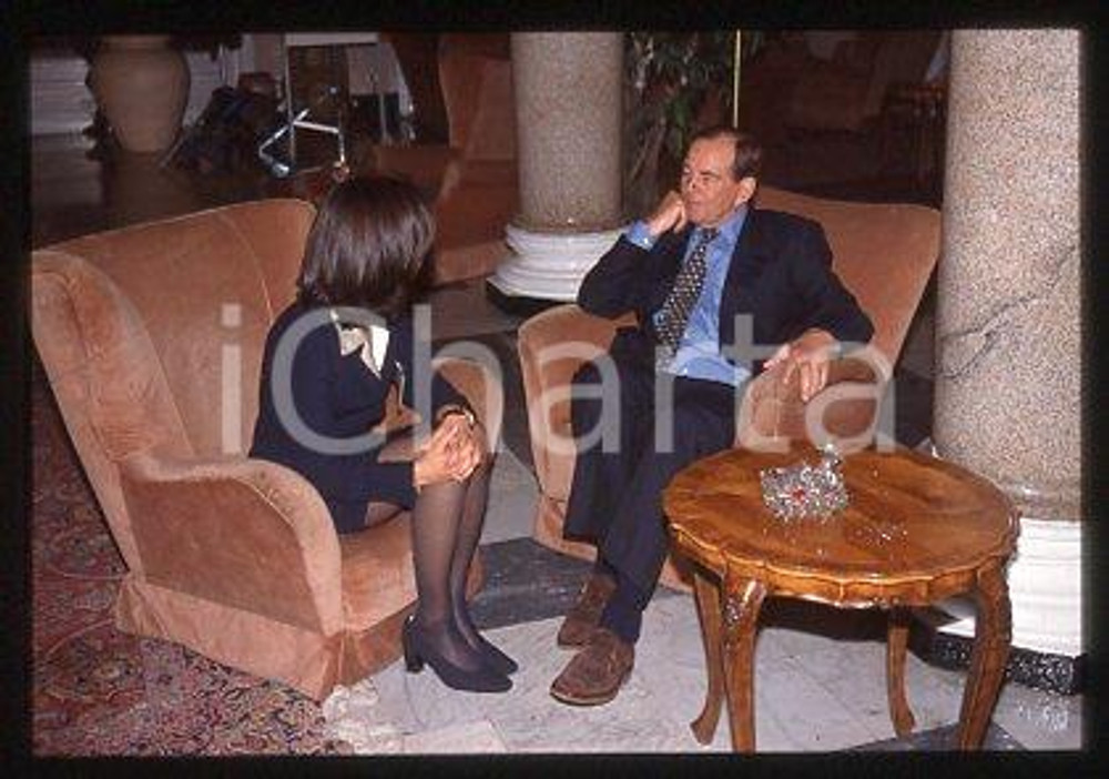35mm vintage slide* 1997 ITALY Christiaan BARNARD cardiac surgeon (40)