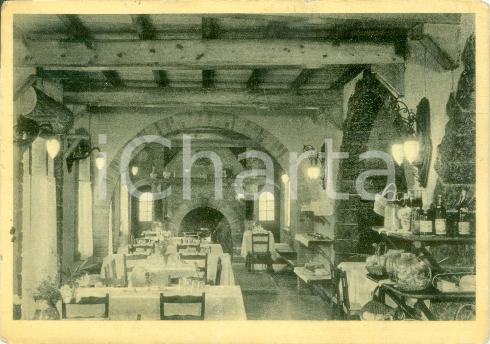 Cartolina originale da collezione 1956 ARENZANO GE Ristorante auberge LE CASCINE Cartolina FG VG 1