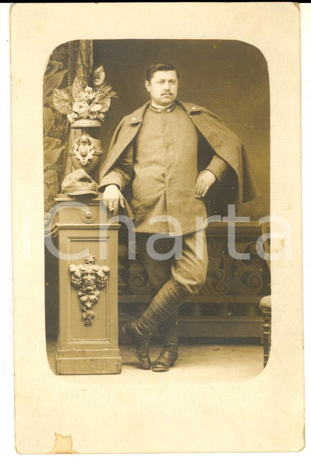 Fotografia d epoca originale 1915 ca REGIO ESERCITO Militare del 53Â° reggimento fanteria Foto cartolina 1