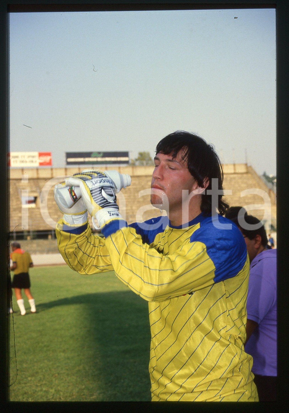 35mm vintage slide* 1990 ca CALCIO - F.C. INTER Walter ZENGA Ritratto portiere