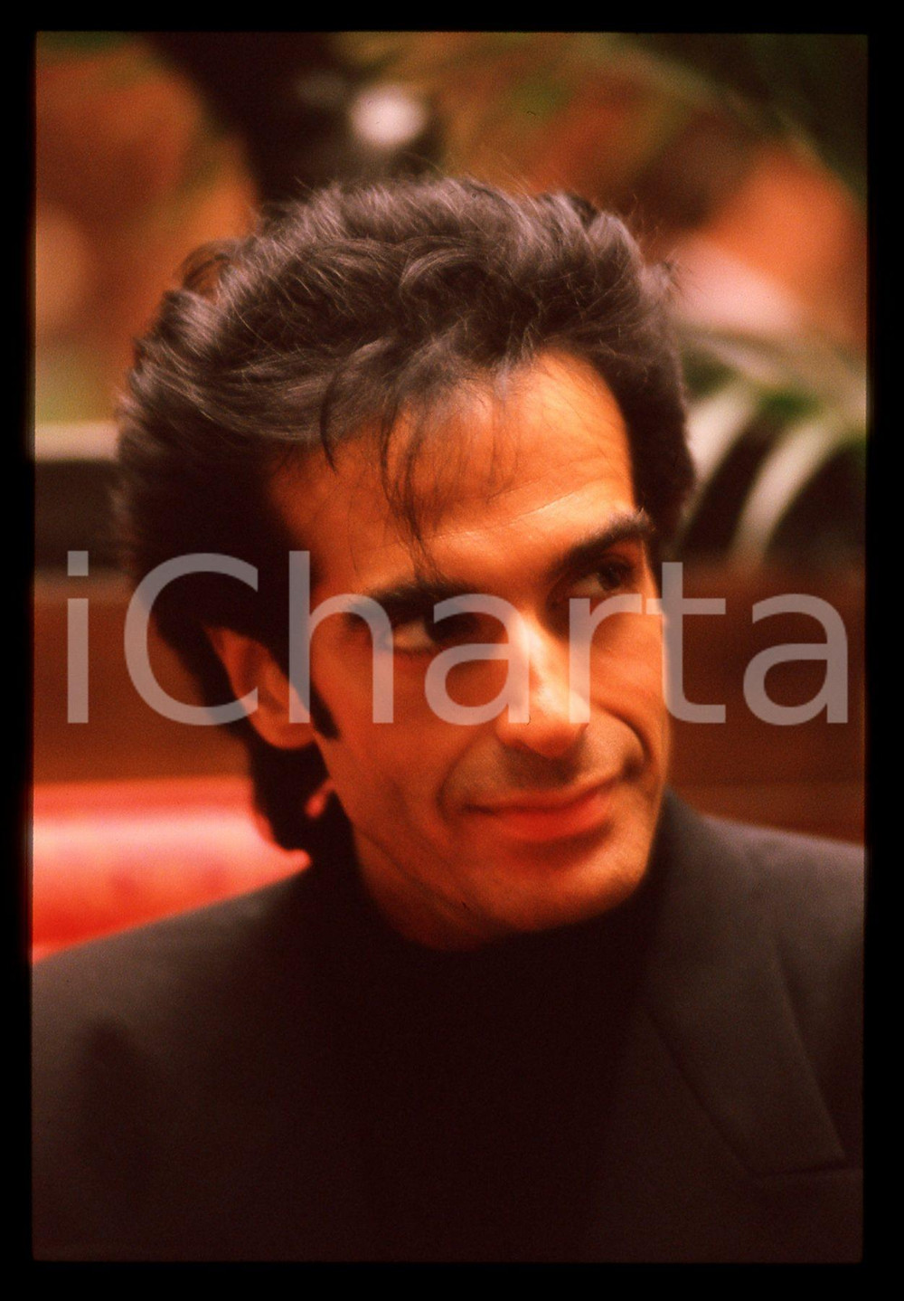 35mm vintage slide* 1995ca COSTUME David COPPERFIELD Ritratto illusionista 9