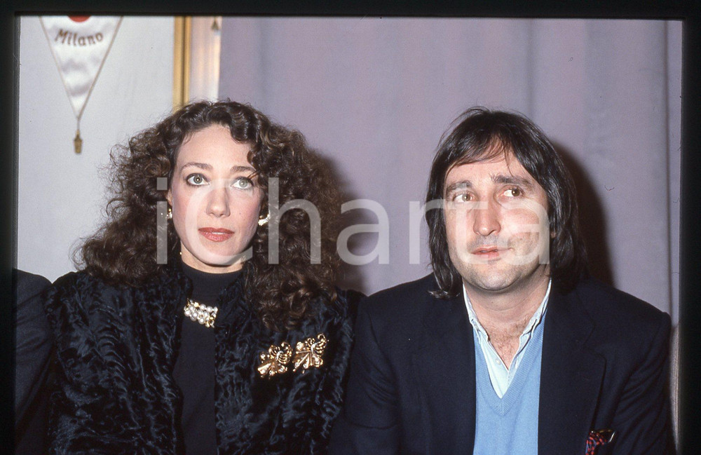 35mm vintage slide* 1987 MILANO Marisa BERENSON Carlo VANZINA (1)