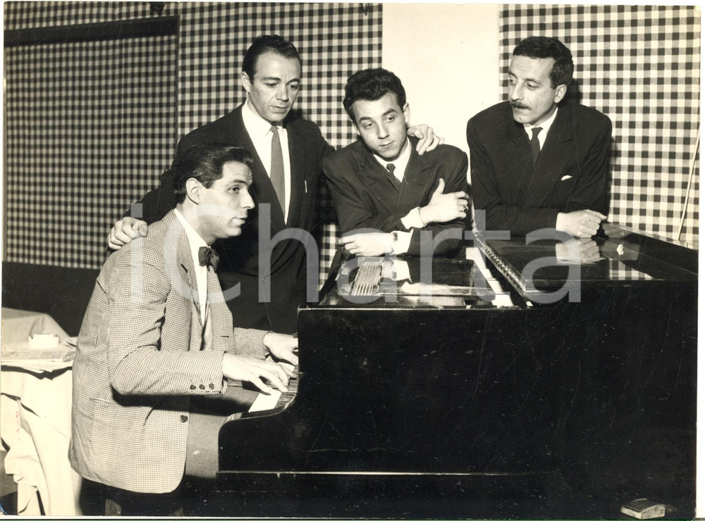 1956 GENOVA Orchestra BIANCHI in concerto alla "Cambusa" (2) - Foto 24x18 cm