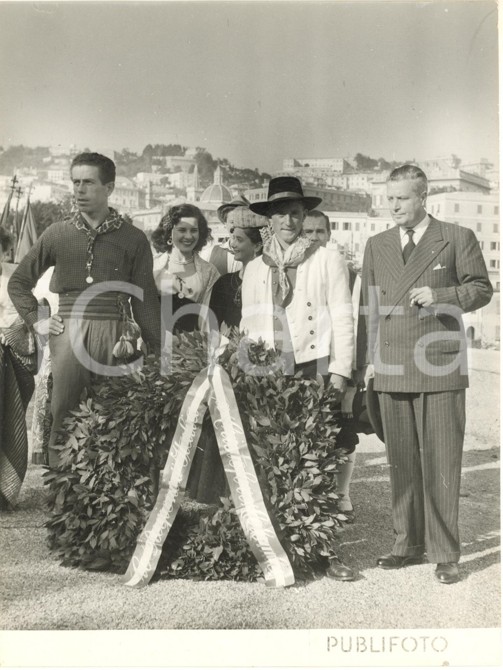 1953 GENOVA Celebrazioni Colombiane - Vittorio PERTUSIO - Sfilata delle regioni