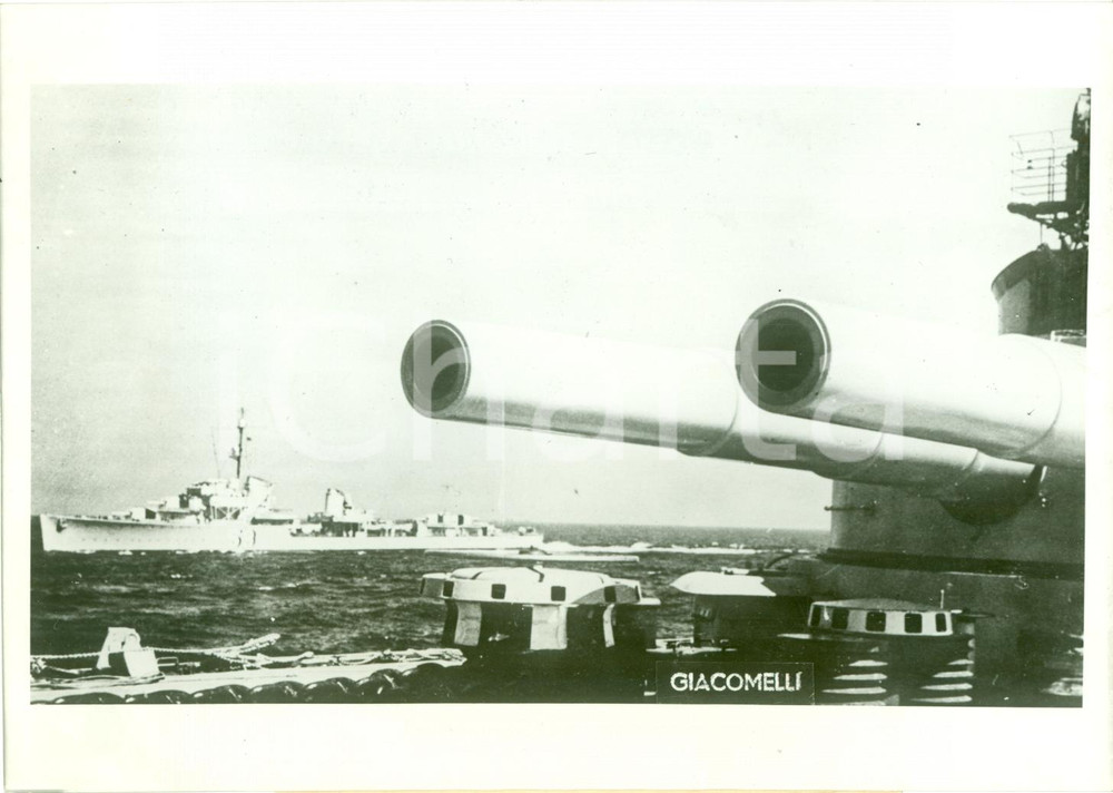 Fotografia d epoca originale 1942 GIAPPONE WW2 Navi da guerra giapponesi in navigazione FOTOGRAFIA 1