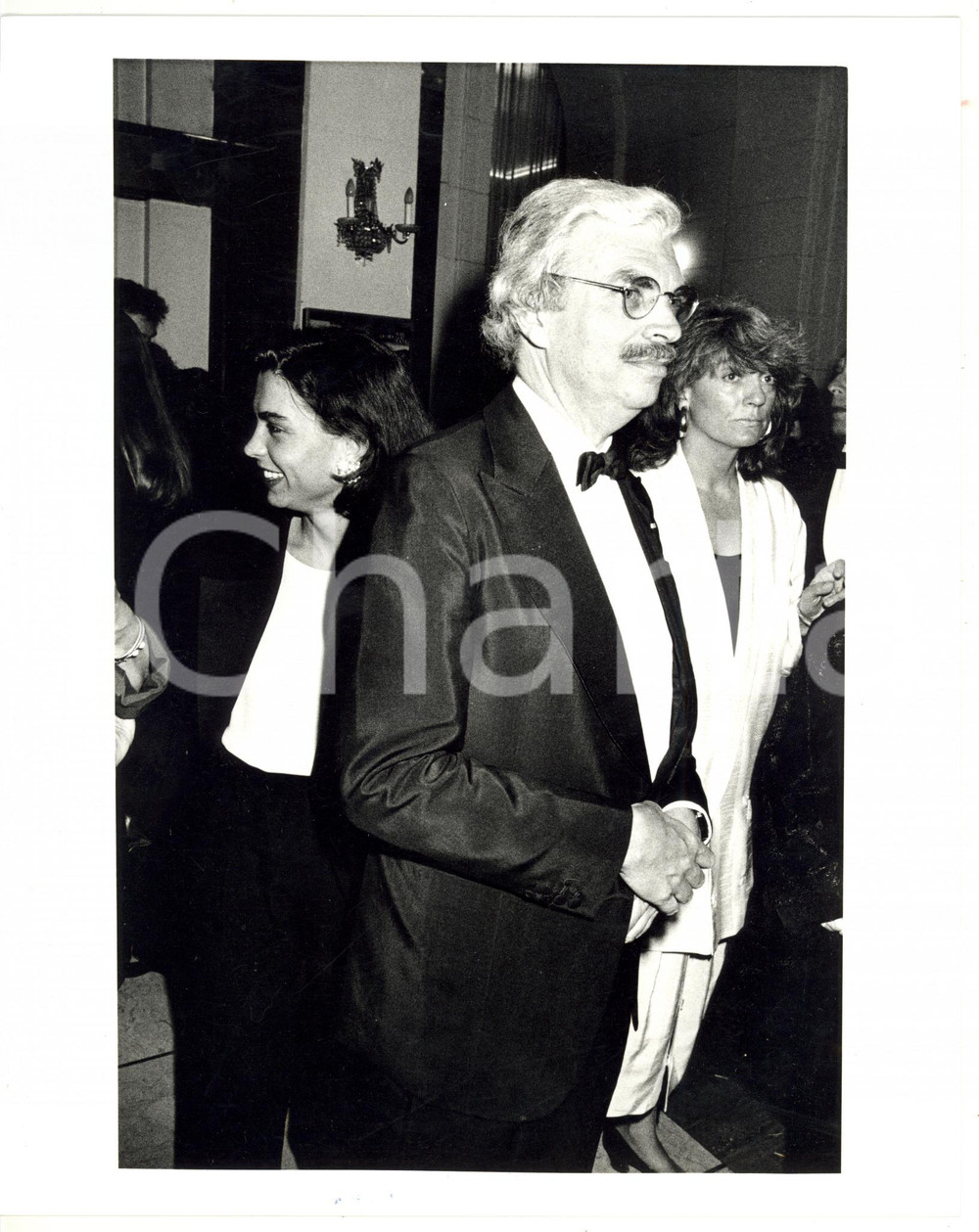 Fotografia d epoca originale 1985 ca  CINEMA Daniel TOSCAN DU PLANTIER  Francesca COMENCINI Foto 1