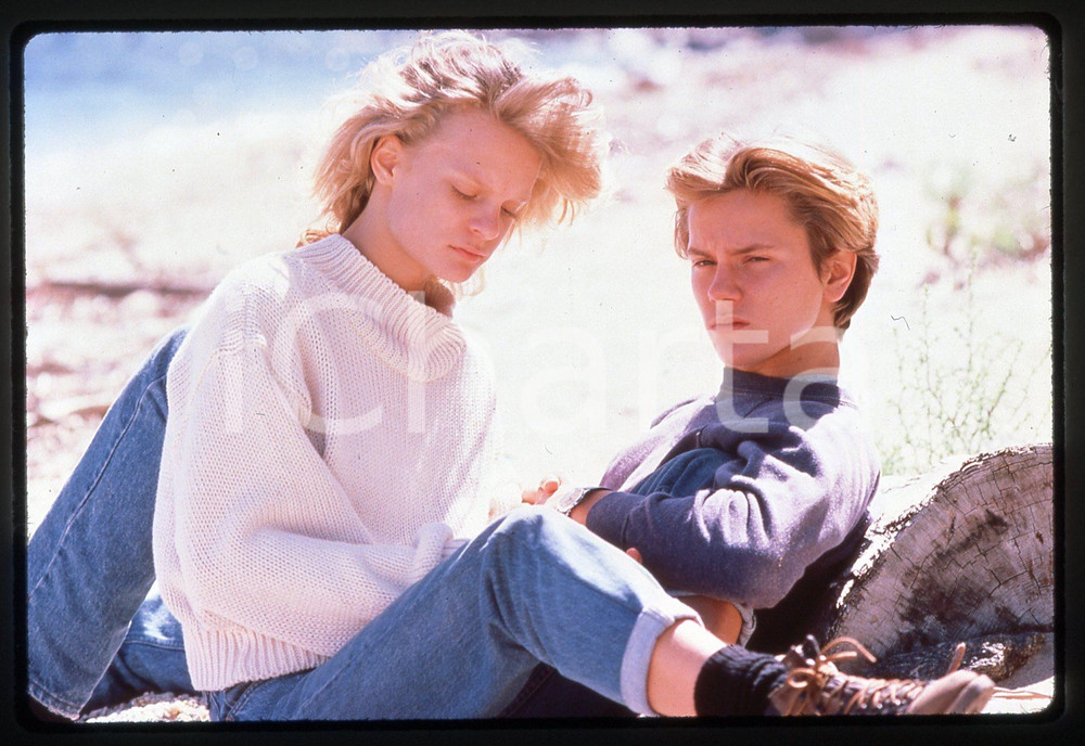 35mm vintage slide*1988 RUNNING ON EMPTY - Martha PLIMPTON River PHOENIX (1)