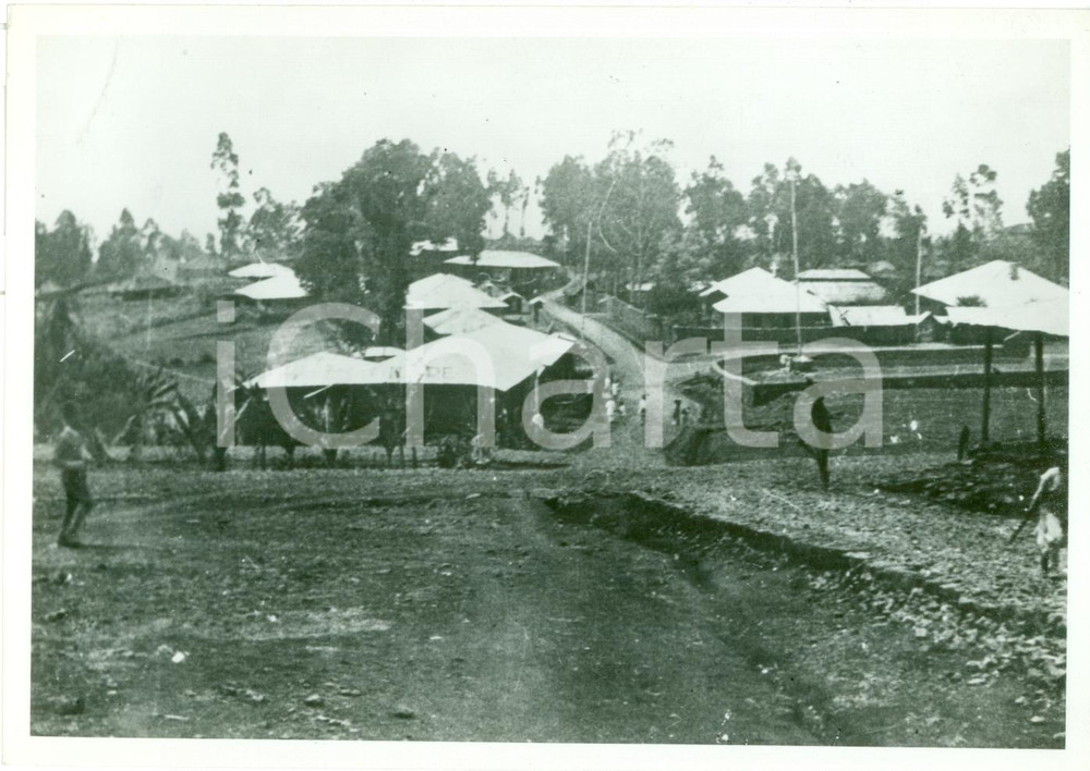 Fotografia d epoca originale 1938 GORE ETIOPIA AOI I quartieri della nuova cittÃ  FOTOGRAFIA 1