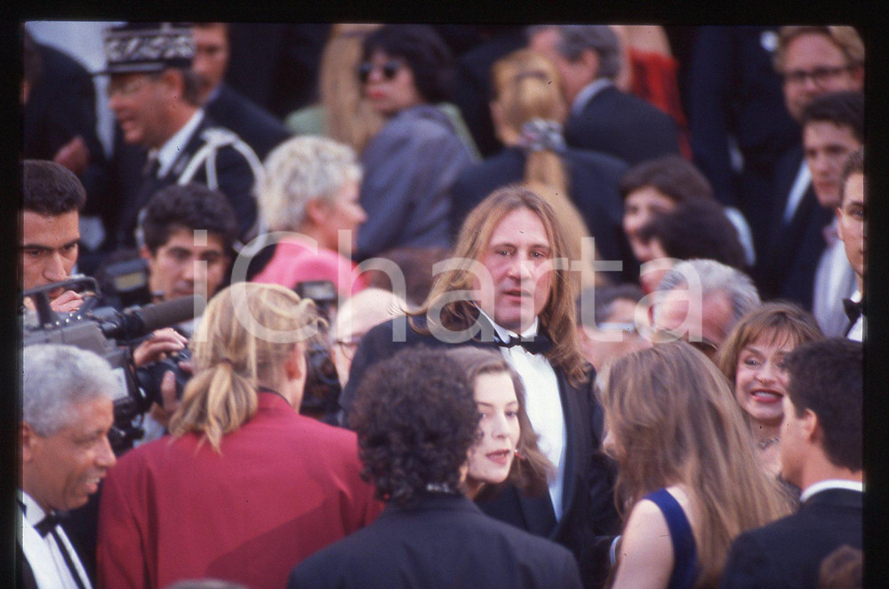 35mm vintage slide* 1992 CANNES Gérard DEPARDIEU Festival del cinema (2)
