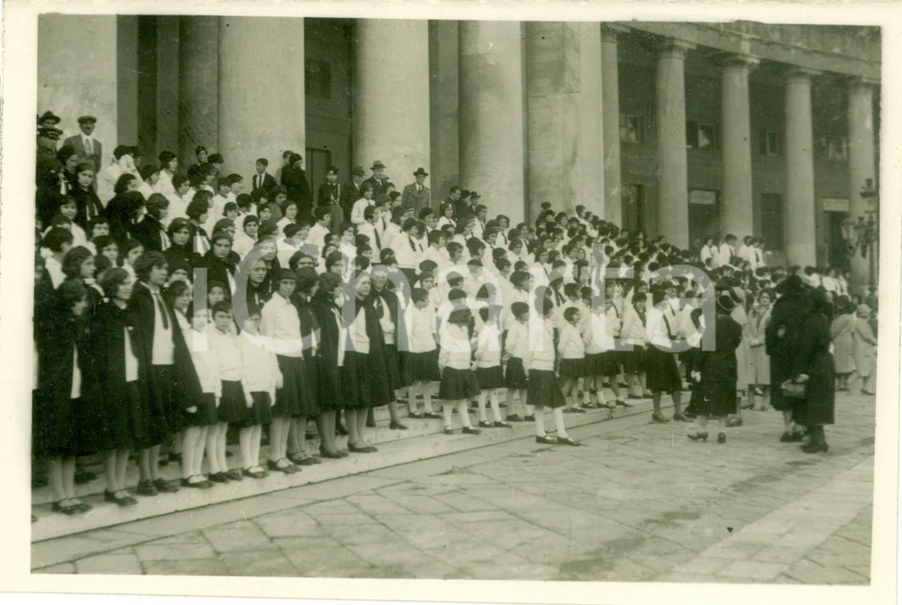 Fotografia d epoca originale 1930 NAPOLI Opera BALILLA delle scuole femminili Fotografia 1