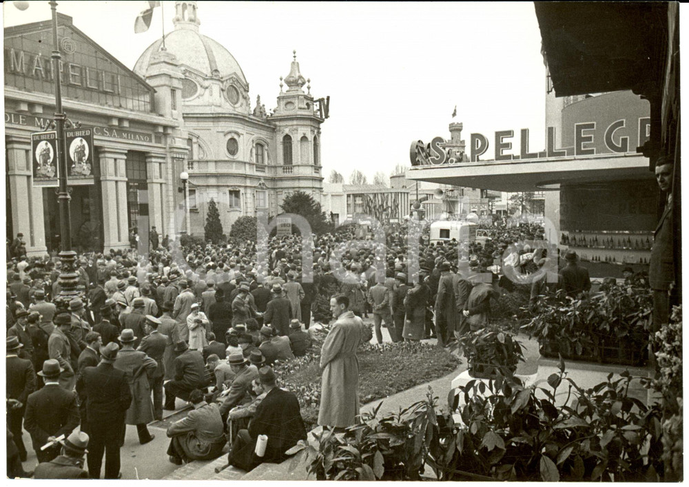 Fotografia d epoca originale 1939 MILANO Padiglioni Aranciata SAN PELLEGRINO e MARELLI Fotografia 1