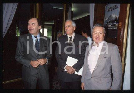 35mm vintage slide* 1985 ca MILAN ITALY Ruggero SAVINIO Thomas MESSER (27)