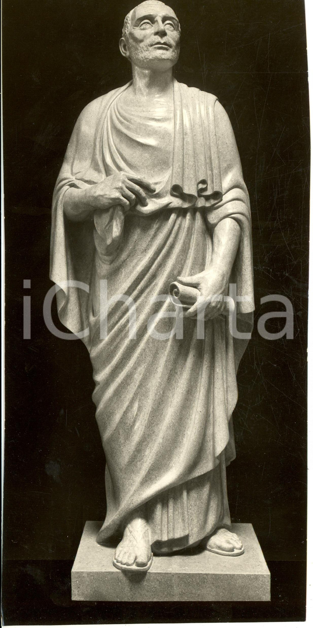 Fotografia d epoca originale 1935 PADOVA La statua a Tito Livio Vera fotografia 1