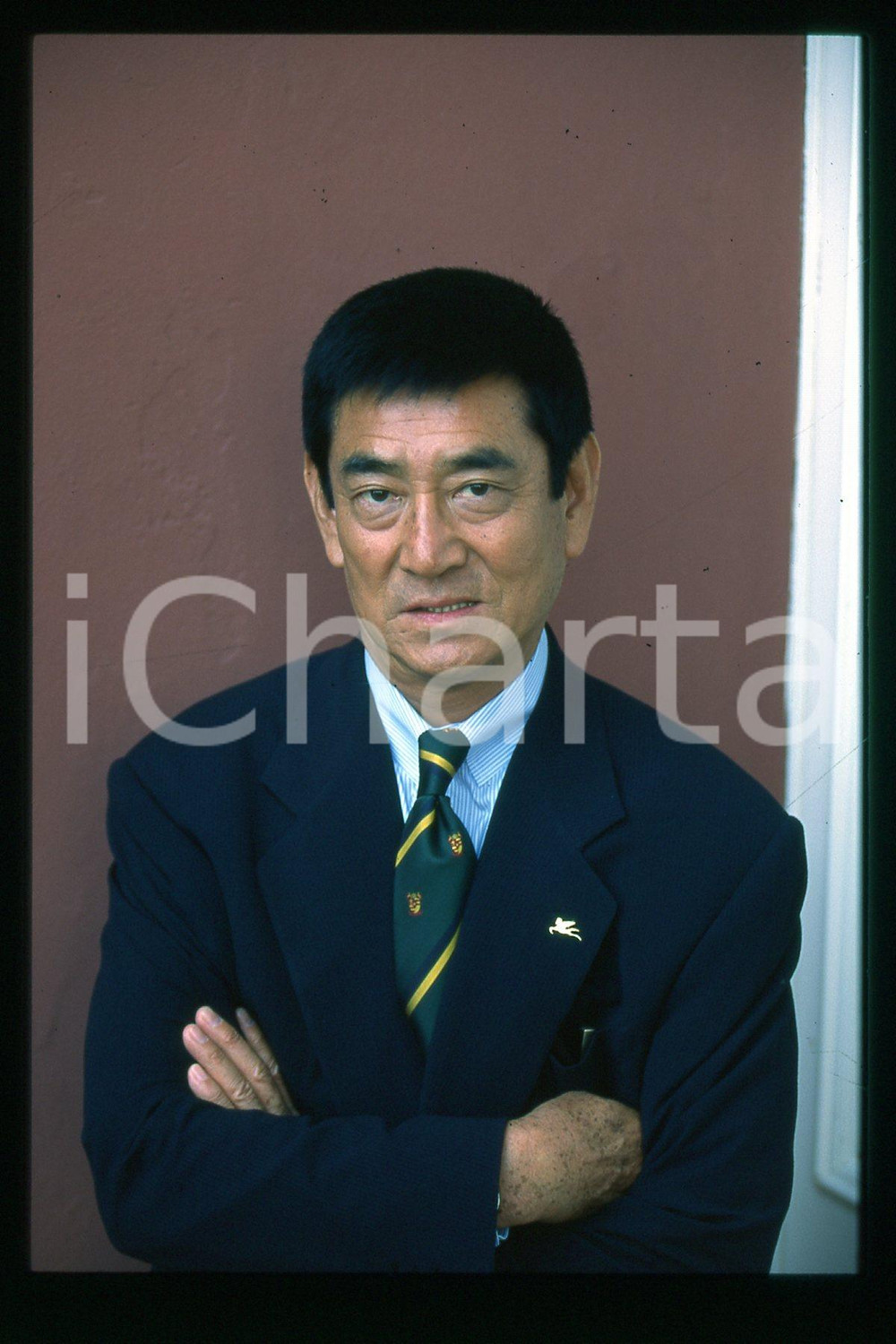 35mm vintage slide* 1993 VENEZIA Ken TAKAKURA Mostra del Cinema Portrait (18)