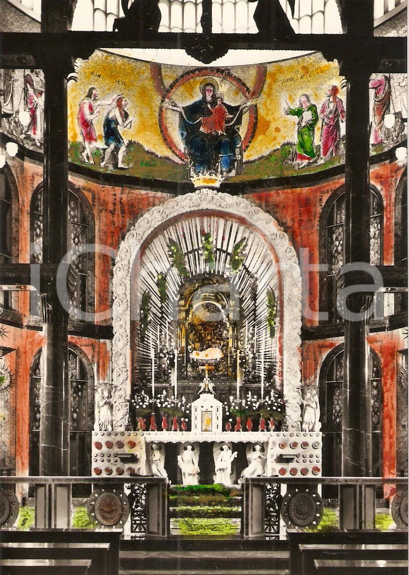 Cartolina originale da collezione 1950 ca MILANO Santuario MARIA SANTISSIMA BAMBINA Altare Maggiore Cartolina FG 1