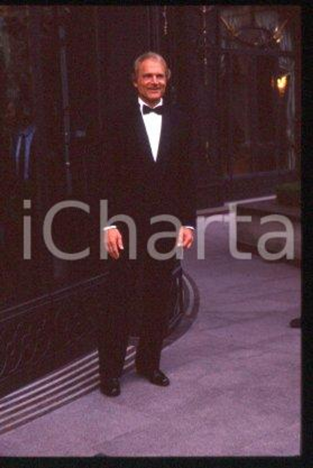 Terence HILL - MILAN Italian actor & TV producer 1992 * 35 mm vintage slide 4
