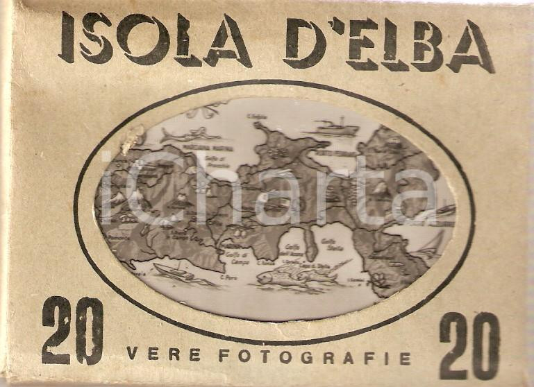 Cartolina originale da collezione 1950 ca ISOLA D ELBA LI Vedute Album 20 fotografie seriali 1