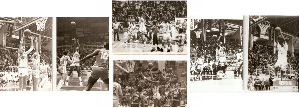 Fotografia d epoca originale 1990 ca SCAVOLINI PESARO Victoria Libertas LOTTO 6 Foto BASKET Pallacanestro 1