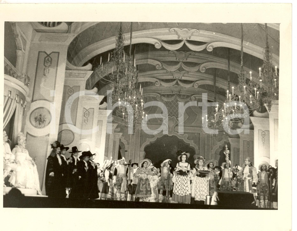 Fotografia d epoca originale 1937 FIRENZE MAGGIO MUSICALE  Le nozze di Figaro Atto III Foto 1