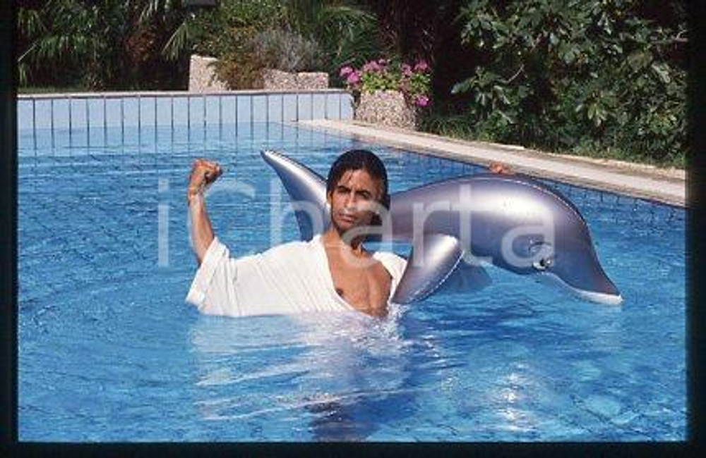 35mm vintage slide* 1987 ca MUSIC GEORGIO ALLENTINI African-American singer (21)