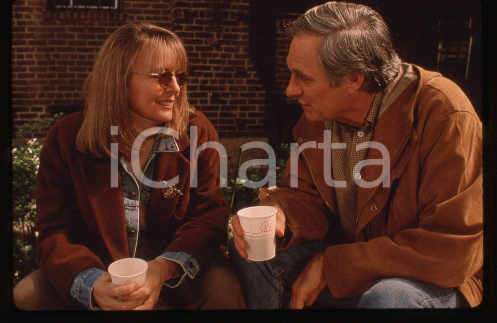 Fotografia d epoca originale 35mm vintage slide1993 MANHATTAN MURDER MYSTERY Diane KEATON Alan ALDA nel film 1