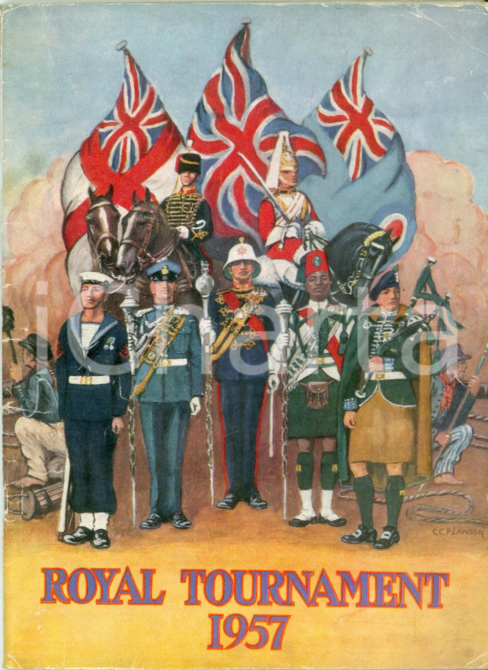 Libro, pubblicazione d epoca 1957 LONDON Royal Tournament EARLS COURT Exhibition Center Programma ILLUSTRATO 1