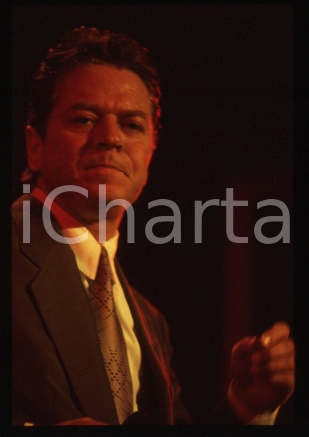 35mm vintage slide* 1990ca MUSICA Robert PALMER Ritratto del cantante (55)