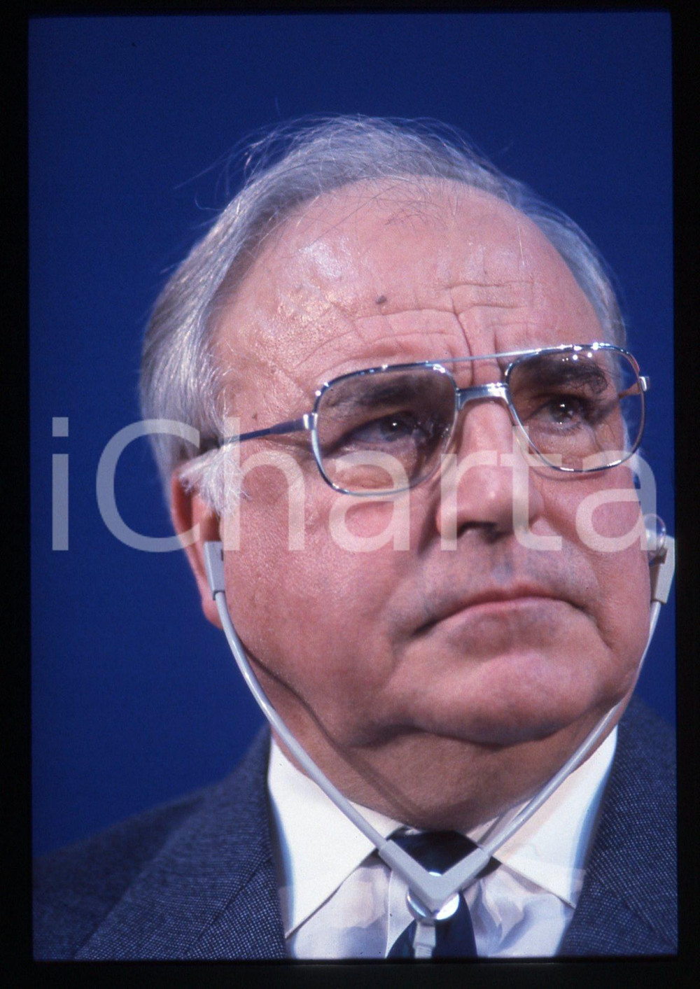 35mm vintage slide* 1993 MILANO Helmut KOHL durante un evento DC POLITICA (44)