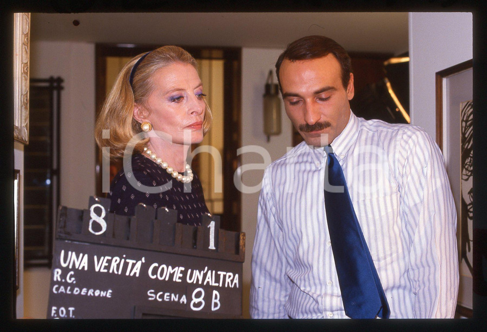35mm vintage slide*1989 UNA VERITÀ COME UN'ALTRA - CAPUCINE Paolo SCALONDRO Ciak
