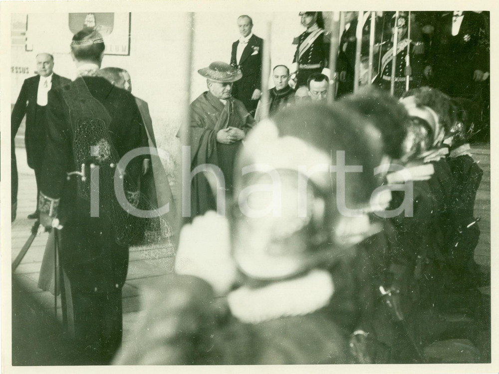 Fotografia d epoca originale 1936 ROMA Papa PIO XI inaugura Esposizione della Stampa Cattolica Fotografia 1
