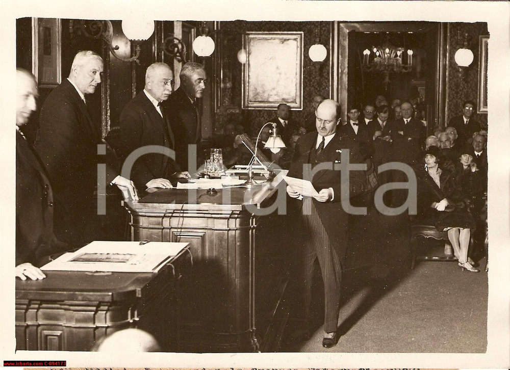 Fotografia d epoca originale 1929 ROMA Francesco BONCOMPAGNI LUDOVISI nuovo Accademico di SAN LUCA Fotografia 1