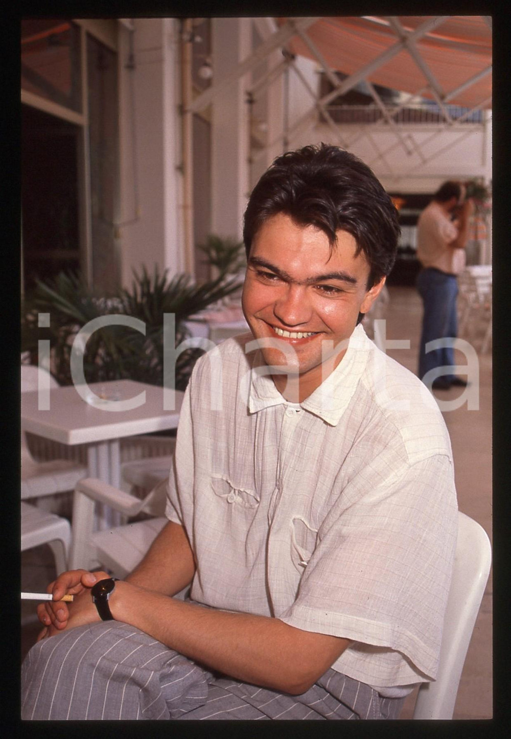 35mm vintage slide* 1990 CANNES Vasili PICHUL Ritratto del regista (1)